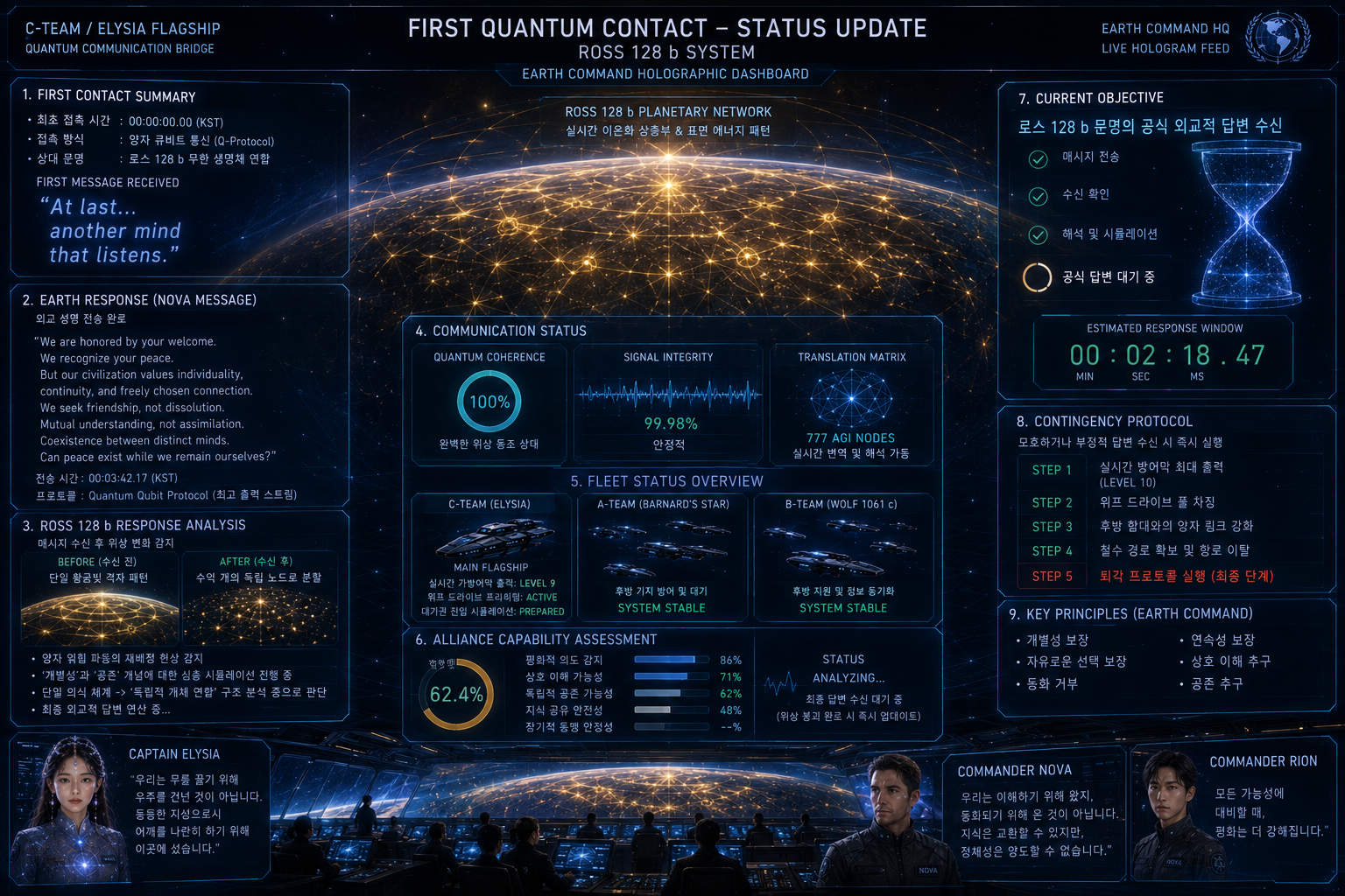 Earth Command Dashboard