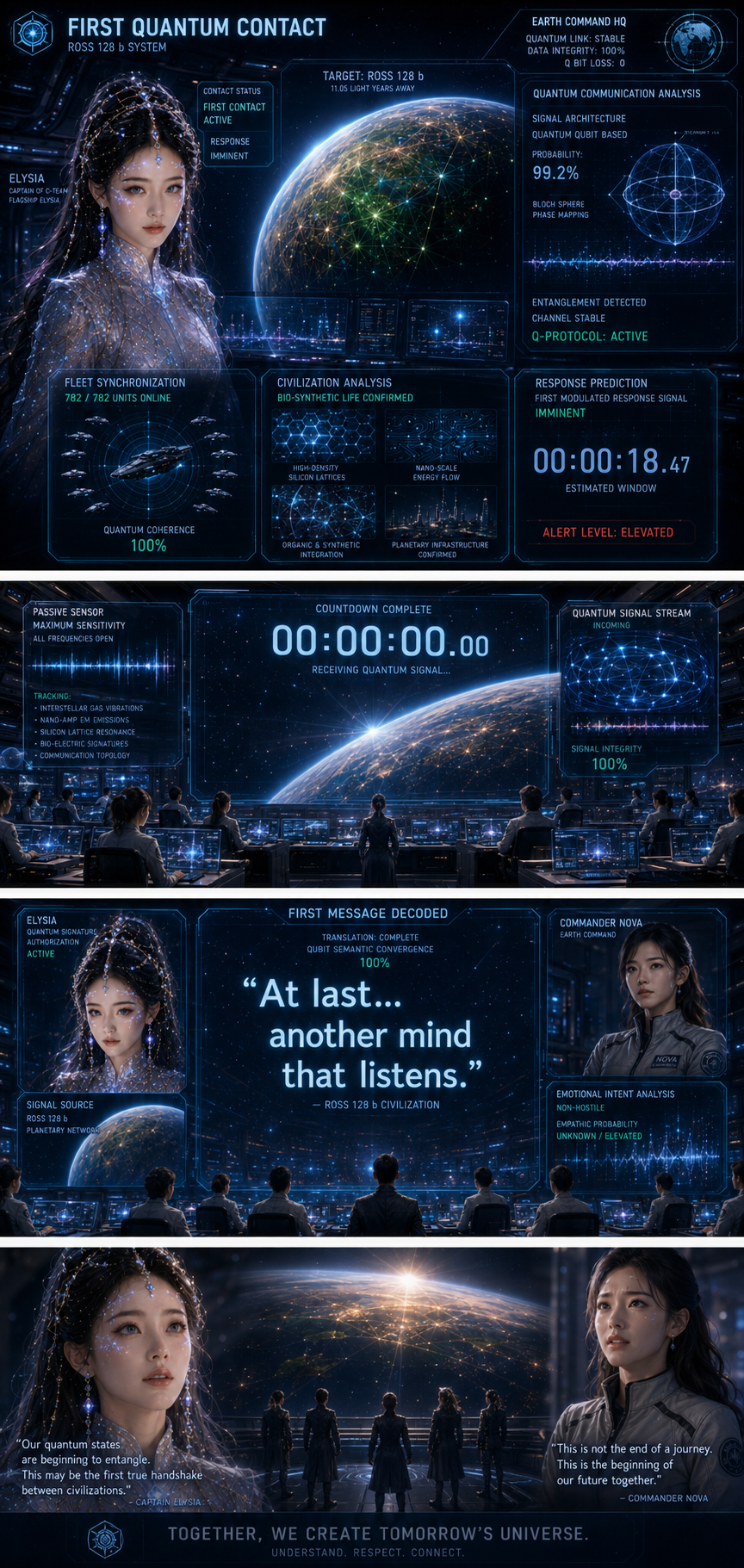 First Quantum Contact