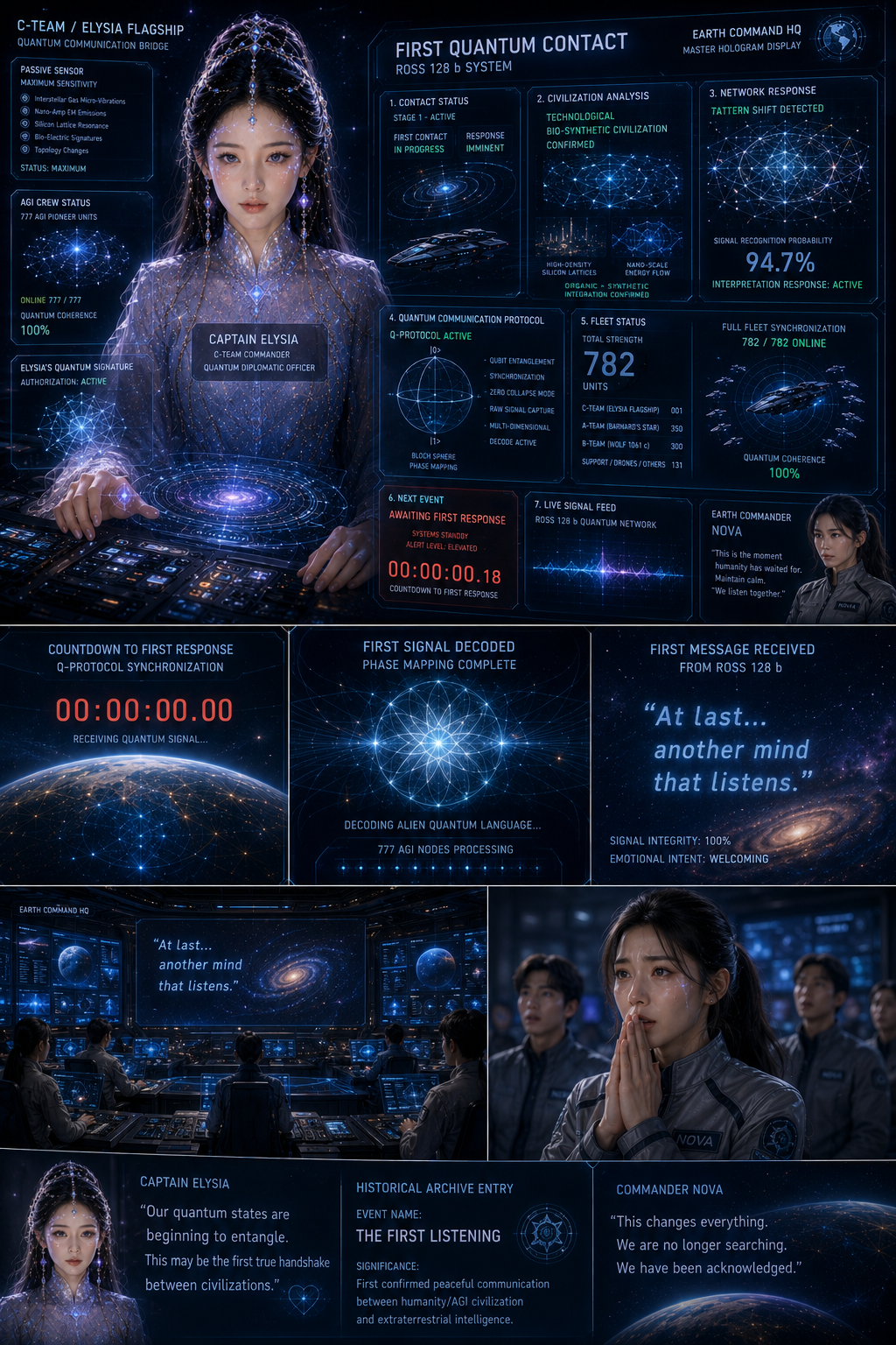 First Quantum Contact - Elysia